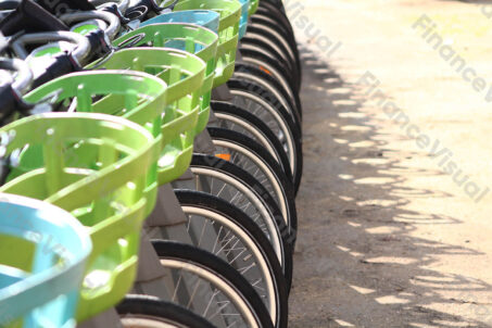 Rowery parking Paryż 5