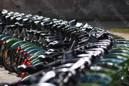 Rowery parking Paryż 6