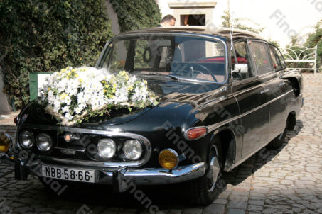 Samochód ślubny Praga Czechy 2