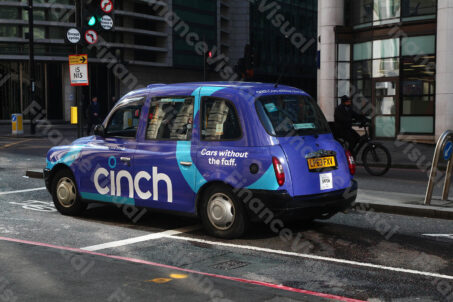Taksówka Londyn 5 Cinch reklama