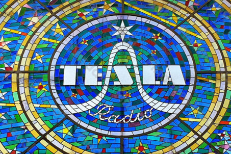 Tesla witraż