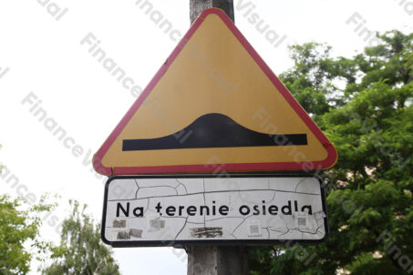 Próg zwalniający - znak drogowy