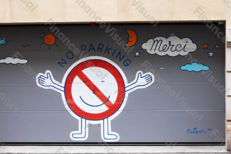 Zakaz parkowania merci Paryż