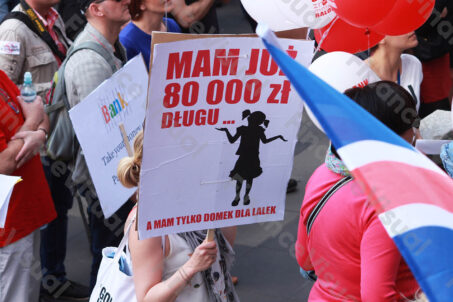 Manifestacja Stop Bankowemu Bezprawiu 24