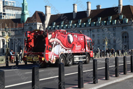 Śmieciarka Londyn 1