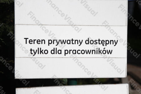 Teren prywatny - tylko dla pracowników