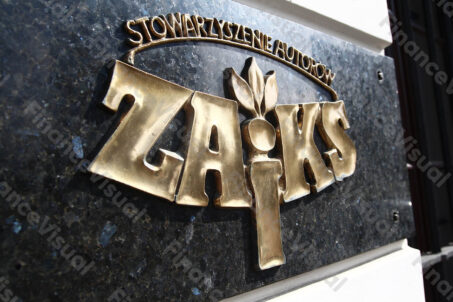 ZAiKS szyld stary