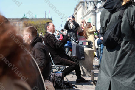 Muzyk uliczny - klarnet