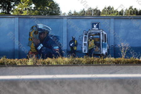 Policja mural 4