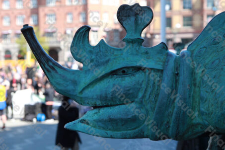 Rådhuspladsen - rzeźba