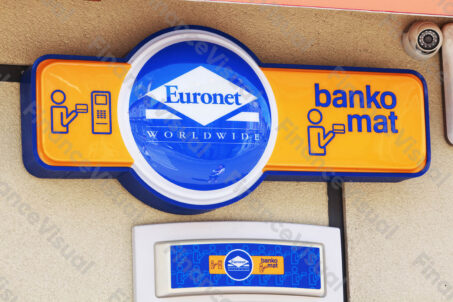 Euronet bankomat szyld