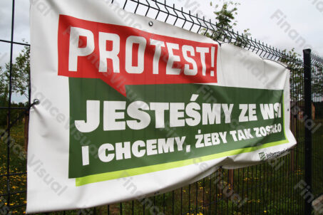 Jesteśmy ze wsi - protest 1