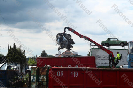 Złom wrak - załadunek 7