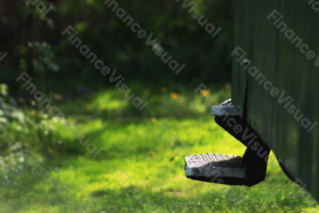 Wagon kolejowy schodek