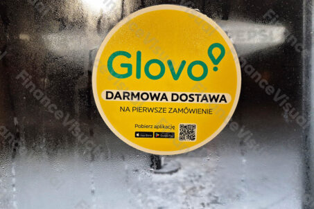 Glovo naklejka