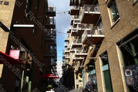 Londyn budynek balkony