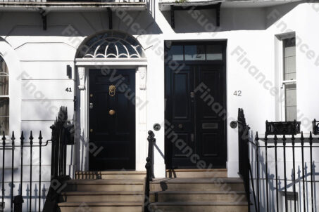 Londyn budynek drzwi