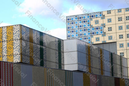 Londyn budynek mozaika