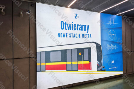 Metro - nowe stacje - reklama
