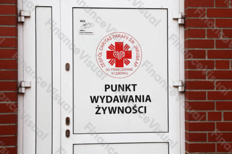 Punkt wydawania żywności Caritas