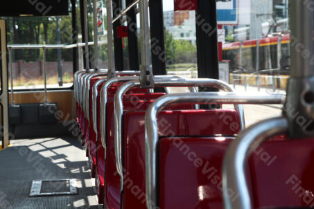 Siedzenia - tramwaj 105N 2