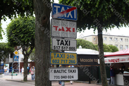 Taxi tabliczki