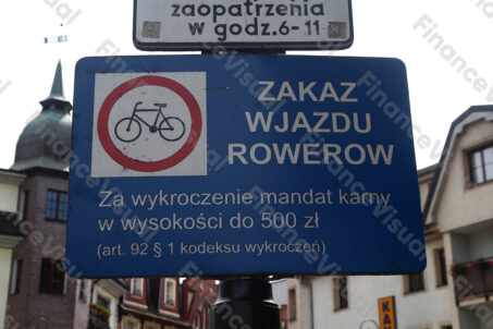 Zakaz wjazdu rowerów