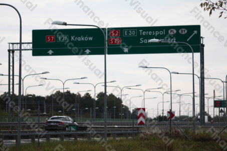 Autostrada drogowskaz