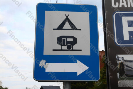 Camping znak drogowy