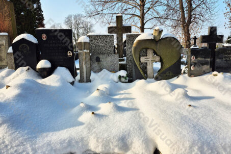Cmentarz - zima 1