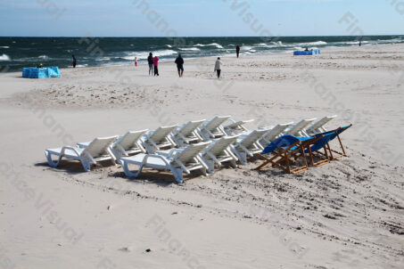 Plaża leżaki 5
