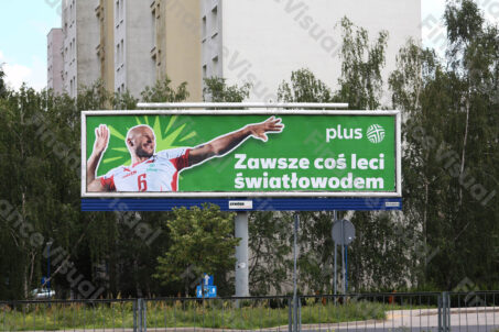 Plus billboard - siatkówka