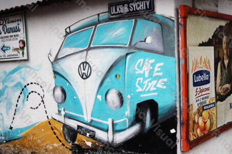 Volkswagen mural