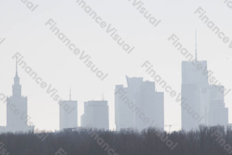 Warszawa centrum - zima