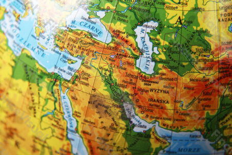 Bliski Wschód globus