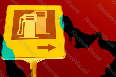 Bliski Wschód stacja benzynowa - znak