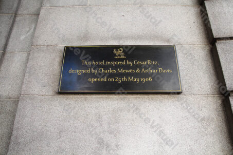 Hotel Ritz tablica pamiątkowa