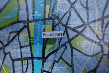 Londyn Tamiza mapa