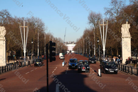 Londyn ulica Pałac Buckingham