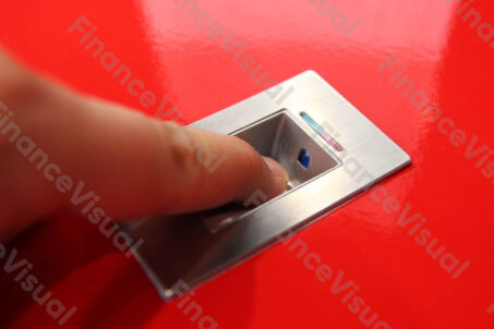 Sejf czytnik linii papilarnych