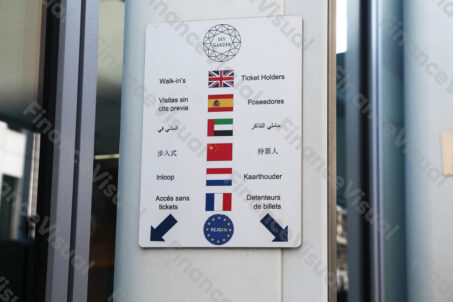 Sky Garden tabliczka