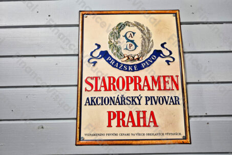 Staropramen piwo - tabliczka