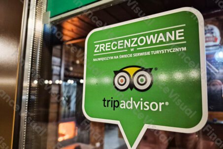 Tripadvisor naklejka