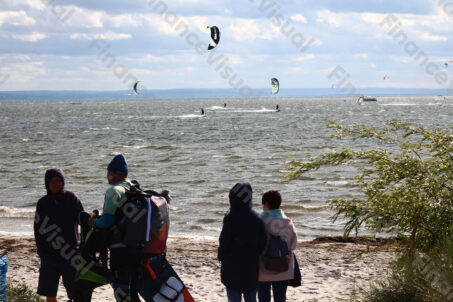 Kitesurfing plaża