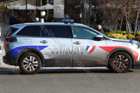 Francja - policja - radiowóz