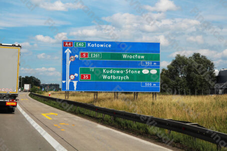 Autostrada A4 - drogowskaz