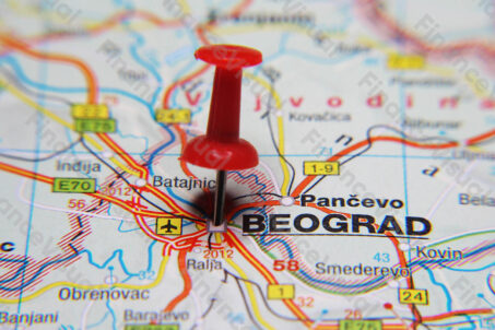 Belgrad - mapa