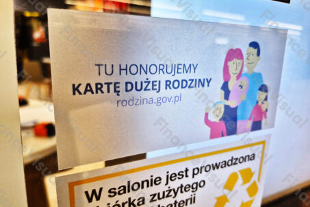 Karta Dużej Rodziny - naklejka