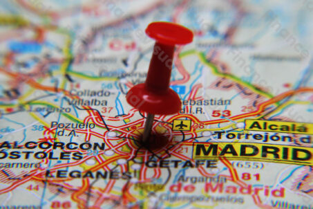Mapa Madryt