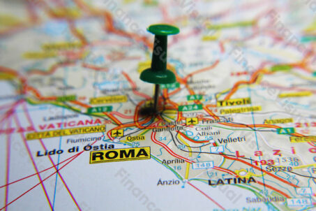Mapa Rzym
